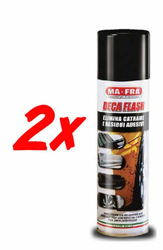 Set 2x MA-FRA Deca Flash 250ml | Solvente Catrame e Adesivi Auto