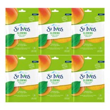 St. Ives Glowing Apricot Sheet Mask, 1 Sheet Mask (Pack of 6)