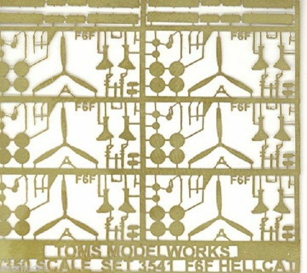 TOM's 1/350 F6F Hellcat photo-etched Detail Set 3541 x