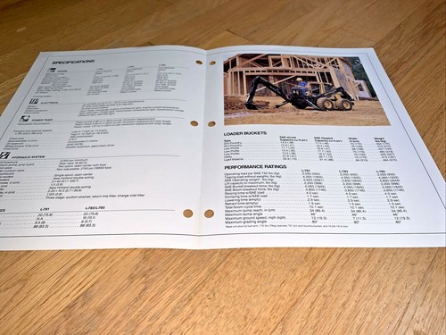 3 Vintage FORD LOADER Brochures - Compact Loaders / Skid Steer Loaders - Picture 8 of 10