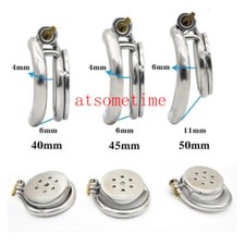 Small Flat Lock Chastity Device with Arc Ring Chastity Cage Preventing Cheating