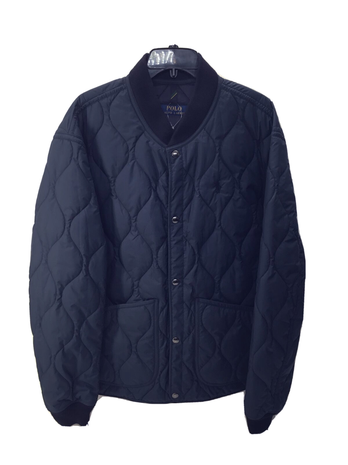 Мужская стеганая куртка-бомбер Polo Ralph Lauren темно-синий XL 43890₽