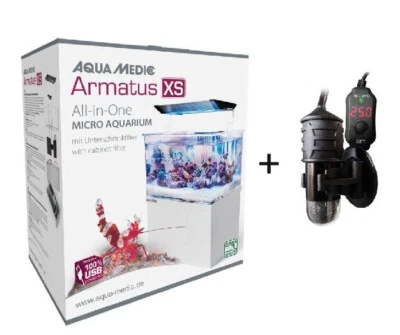 Aqua Medic Armatus XS, All-in-One Micro Aquarium, Unterschrankfilter und Heater