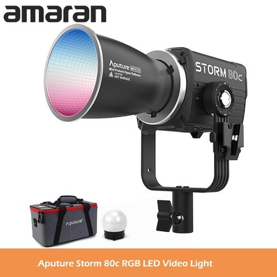 Aputure Storm 80c RGB LED Video Light 80W Full-Color Point Source Fixture