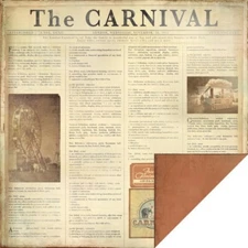 Up, Up & Away - Ferris Wheel,  DS scrapbook paper - Kaisercraft P541