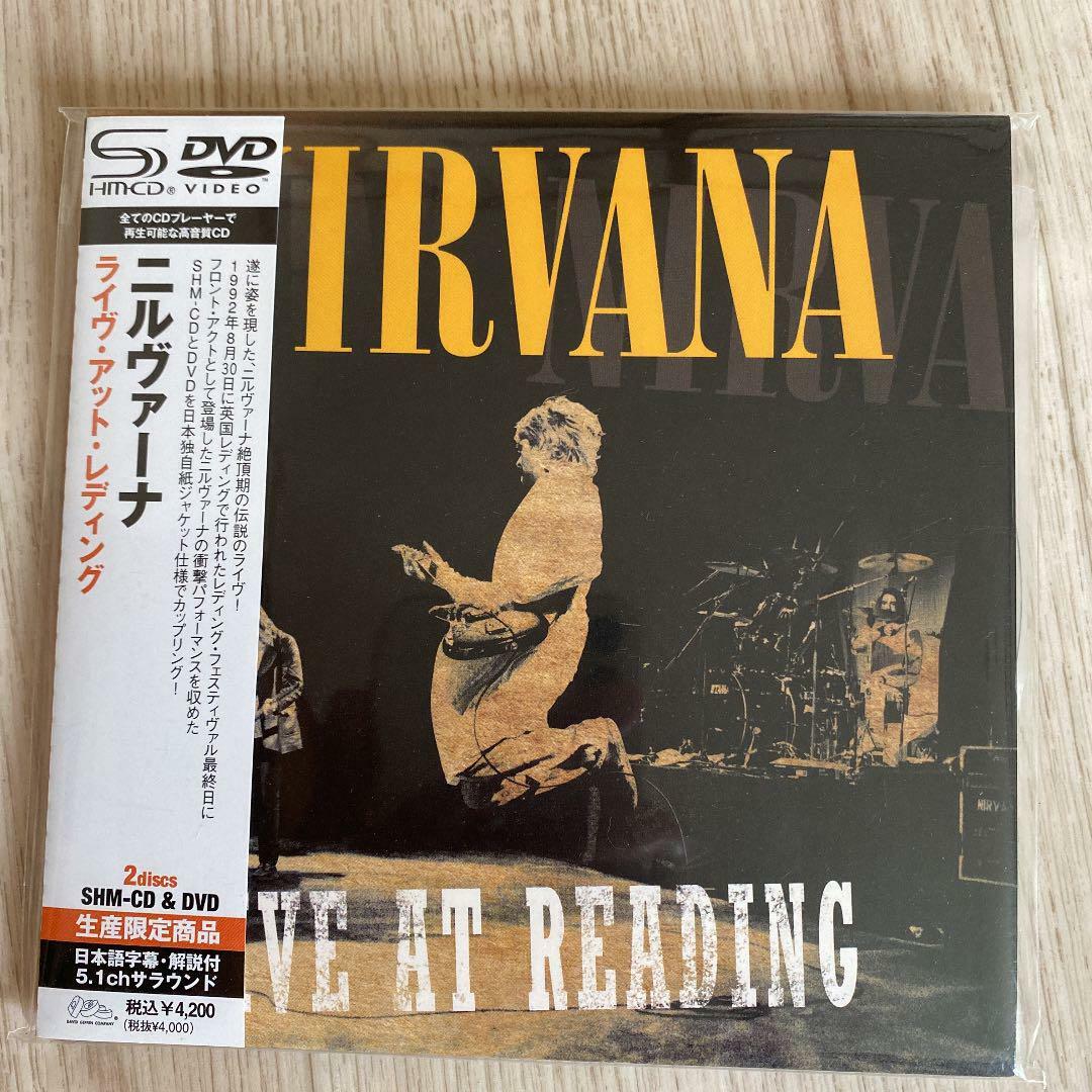 NIRVANA ライブCD NIRVANA / Live at Reading SHM-CD + DVD Paper Jacket Japanese
