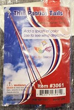 3 PACK 6 - .50 in 60 in - Streamers Thin Patrotic - From In The Breeze 3061