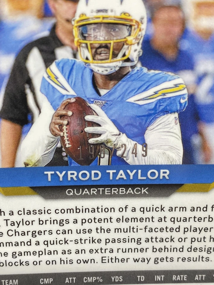 Tyrod Taylor 2020 Panini Prizm Orange /249 SP - Image 2 of 3