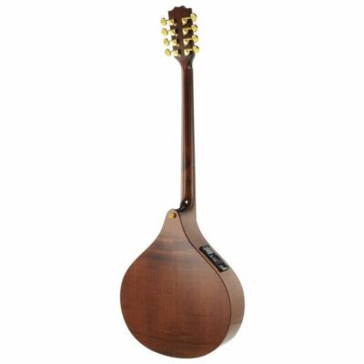 HORA BOUZOUKI CONCERT IRLANDESE CON BORSA TOP ABETE MASSELLO FONDO FASCE ACERO MASSELLO BINDING Rosetta Intarsiati Manico Acero Tastiera Palissandro - Foto 10