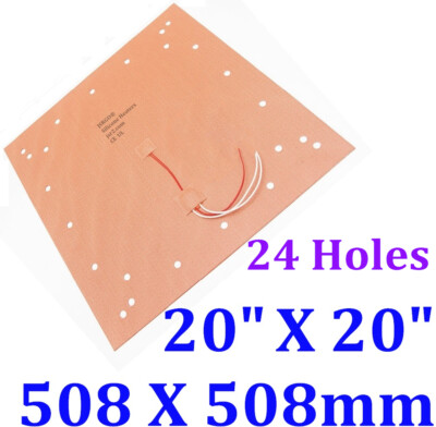 20'' X 20'' 508 X 508mm 1300W Creality CR-10 S5 3D Printer Bed w/ Digital Control