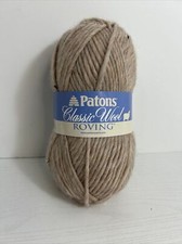 Patons Classic Wool Roving 120 yds Natural