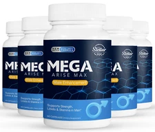 5 Pack Mega Arise Max, male enhancement, libido and blood flow-60 Capsules x5