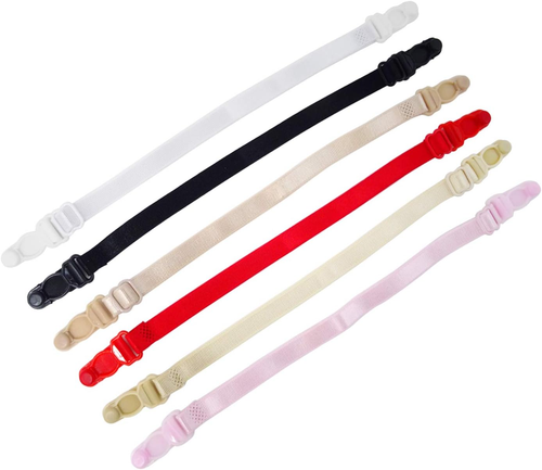 6PCS Non-Slip Elastic Adjustable Bra Strap Holder