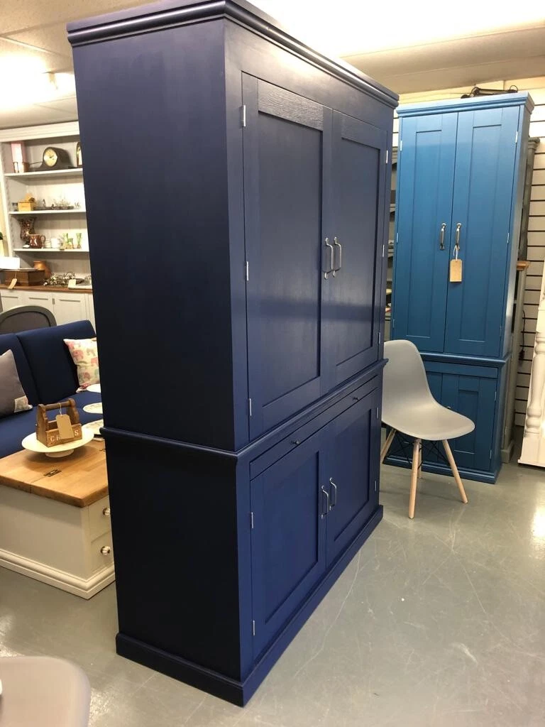 Computer Tablet Desk Cupboard Home Office Hidden Desk Kent Furniture Showroom