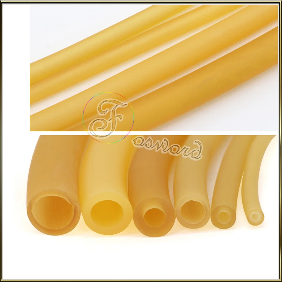 Ø1.6mm~12mm Natural Latex Rubber Surgical Tube Band Elastic Pipe Solid Hollow - Image 3 of 4