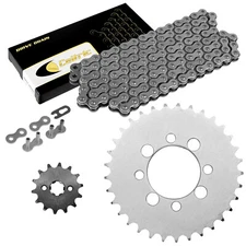 Celox Drive Chain and Sprockets Kit for Kawasaki KLX110 2002 2003 2004 - 2009