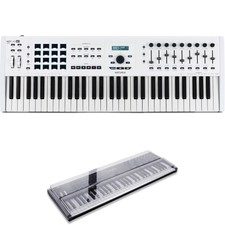 Arturia Keylab 61 Mkii 61-key Keyboard Controller With Decksaver Cover - White