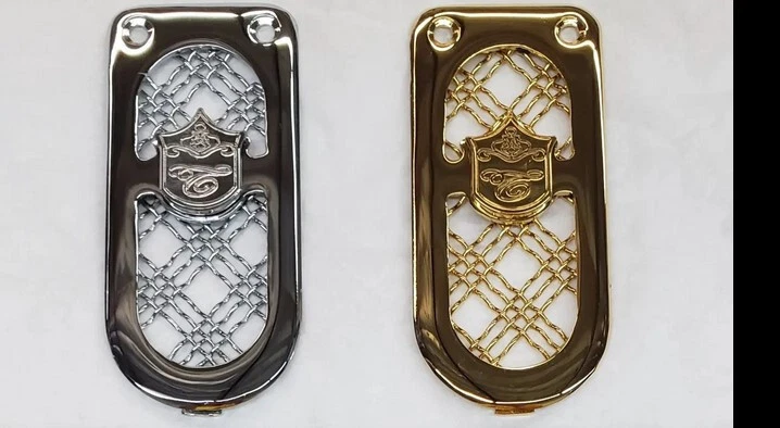 Pontiac Firebird 1971-1992 puerta malla cromada jamba ventilaciones Tiarra triple tejido atascos Foto 3 de 4