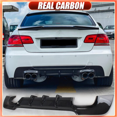 For BMW E92 E93 M Sport 07-13 Rear Bumper Diffuser Lip Quad