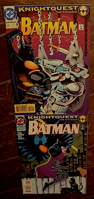 Batman #502 & #503, (1993/94, DC): Knightquest the Crusade!