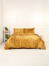 3 Piece Crushed Velvet Duvet Cover set Luxury Boho Bedding UO Comforter Cover
