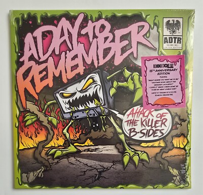 A Day To Remember Attack Of The Killer B-Sides 10   Orange Vinyl RSD 2025 New