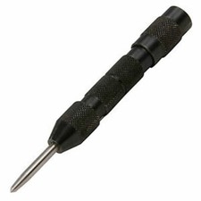 Image of Auto Centre Punch Steel Brass 130mm Adjustable Hardened Tip Drill Point Maker