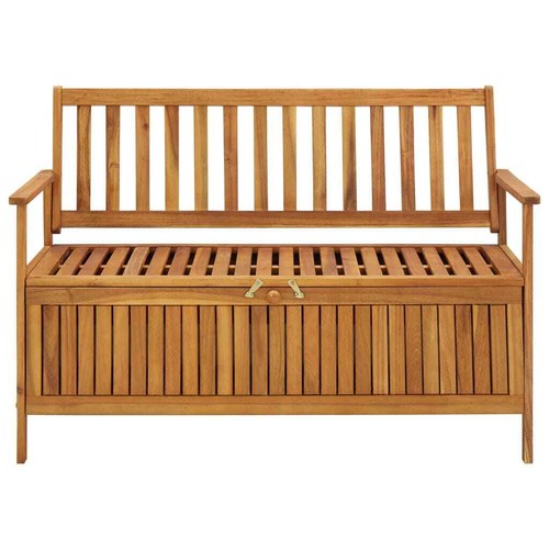 Outdoor Storage Box Garden Bench Sheds Chest Toy Tool 120cm/148cm/170cm Cushion - Picture 34 of 65