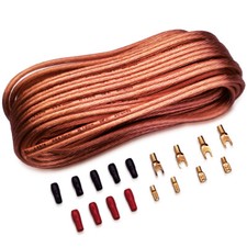 Sinuslive 2x 4,0mm² Lautsprecherkabel 10m mit Anschluss-Stecker