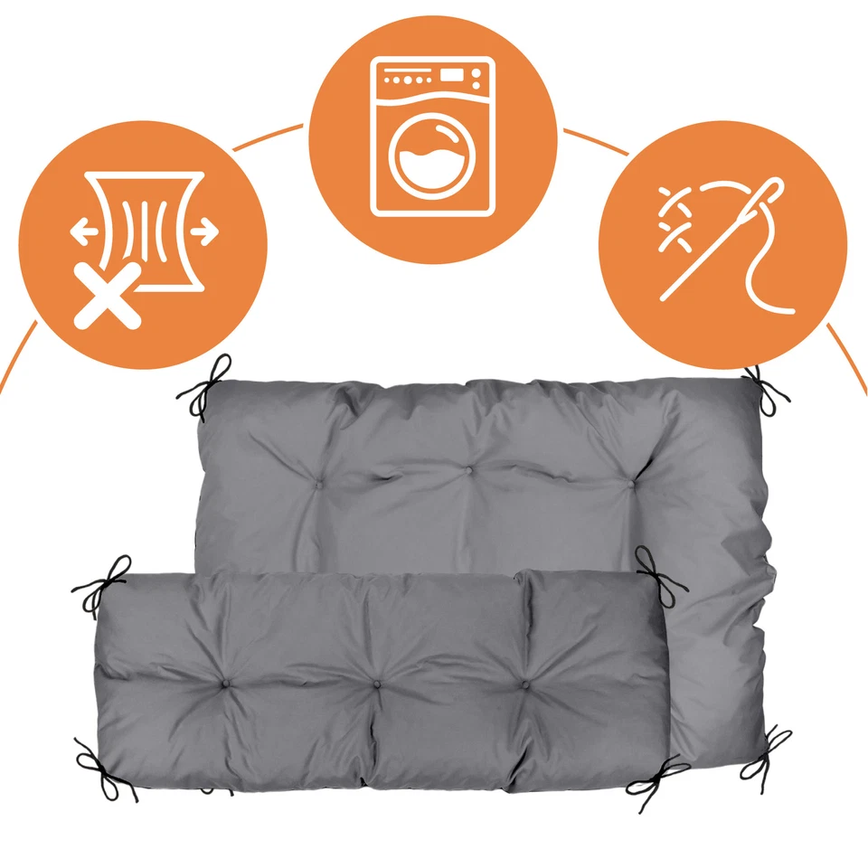 Outdoor Palettenkissen Waschbar - Pallettensitzkissen Europaletten Sitz Polster - Bild 3 von 3