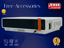 Lamp-Free 4K DLP Projector for Karaoke, Parties 2500 Lumens + 1 Year Guarantee ✨