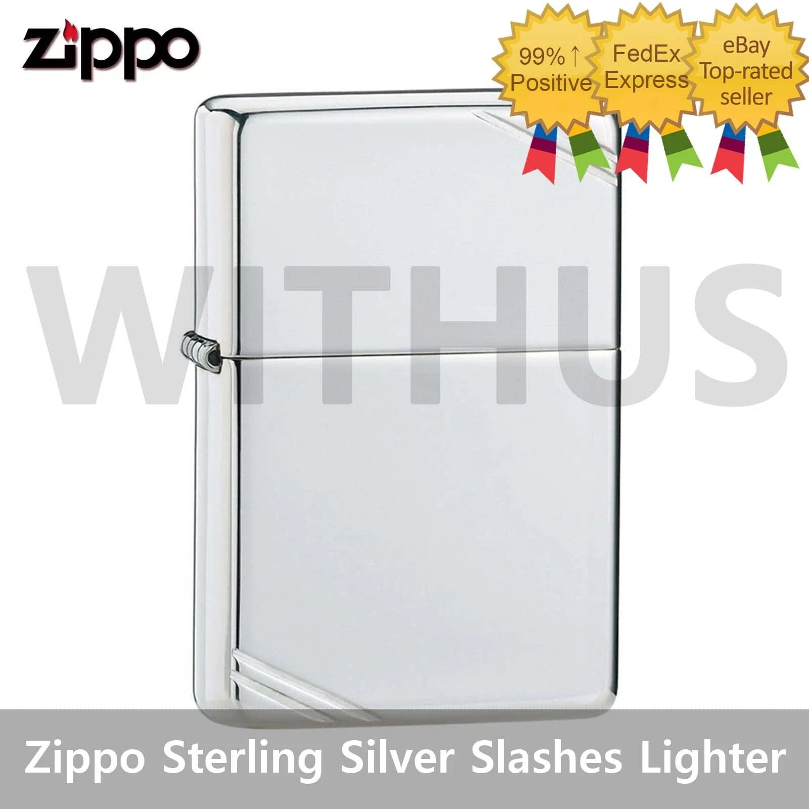 コレクション STERLING SILVER ZIPPO Zippo 14 Sterling Silver Vintage Slashes Lighter High