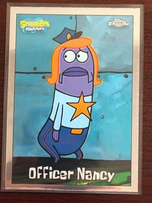 2025 Topps Chrome SpongeBob SquarePants OFFICER NANCY Base Card