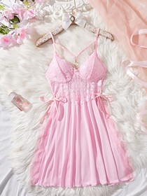 Women's Sexy Lingerie Babydoll Sleepwear Underwear Lace Nightwear Dress G-String