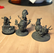 Warhammer Da Red Gobbo 3pc Lot Assembled Unpainted