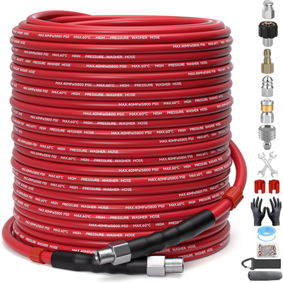 #ad Sewer Jetter Kit for Pressure Washer – 200Ft Water Jet Drain Cleaning Hose 5800P $172.04