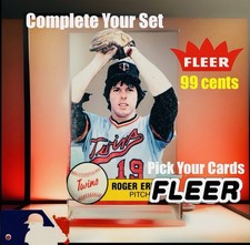 🔥1981 Fleer Baseball Cards Complete Your Set “You Pick” Choose Your Cards NM
