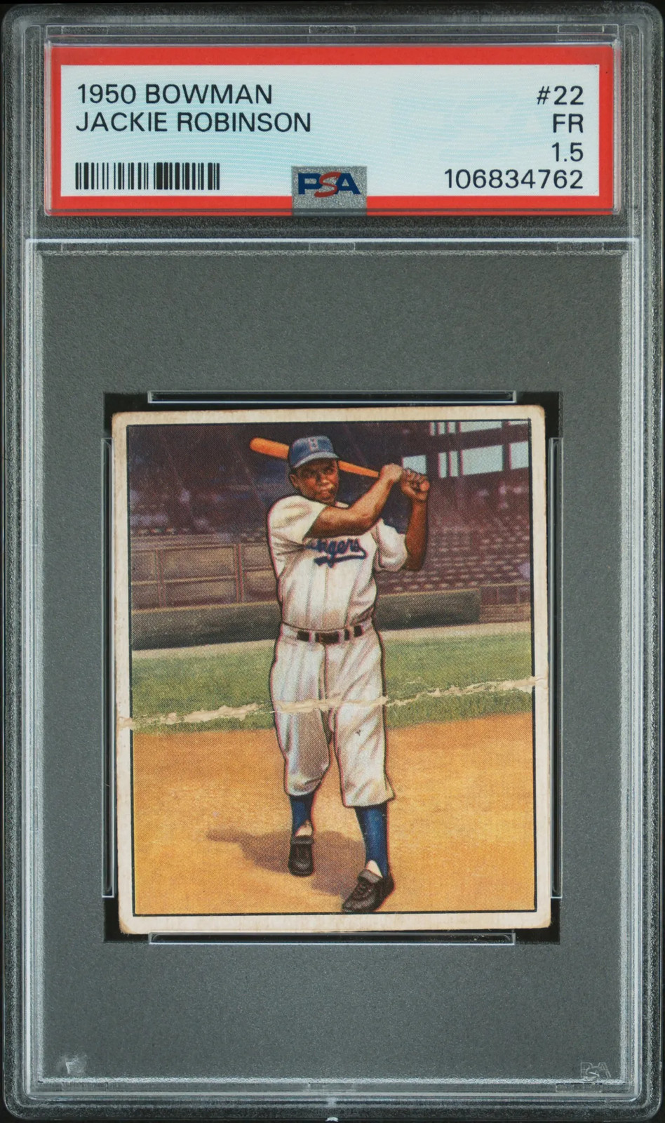 1950 Bowman Jackie Robinson #22 PSA 1.5