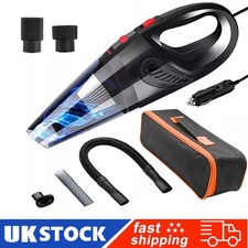 4000pa 120W Powerful Car Vacuum Cleaner Wired Wet/Dry Strong Suction Handheld UK