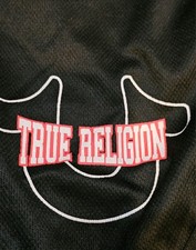 Boy's True Religion 2pc set Short Sleeve Shirt Shorts Set- Black - Sz Med 8