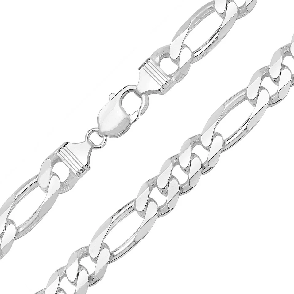 925 Sterling Silber Herren - Figaro Kette - 50.8, 55.9, 61cm - Bild 1 von 1