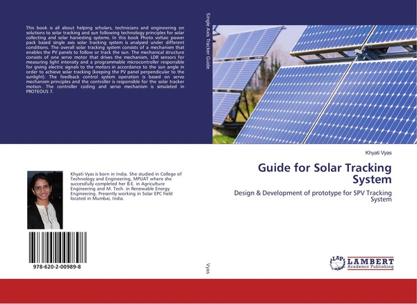 Khyati Vyas | Guide For Solar Tracking System | Taschenbuch | Englisch (2017)-image