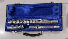 Vintage WT Armstrong Silver Flute Model 104 With Case 18234 