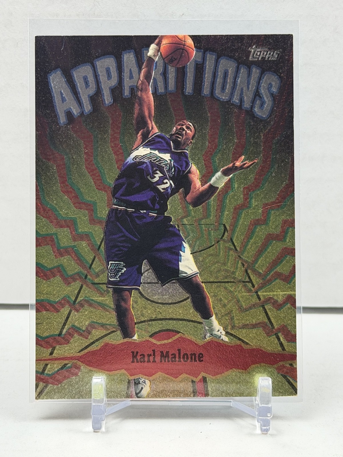 1998-99 Topps Chrome - Apparitions Karl Malone #A4