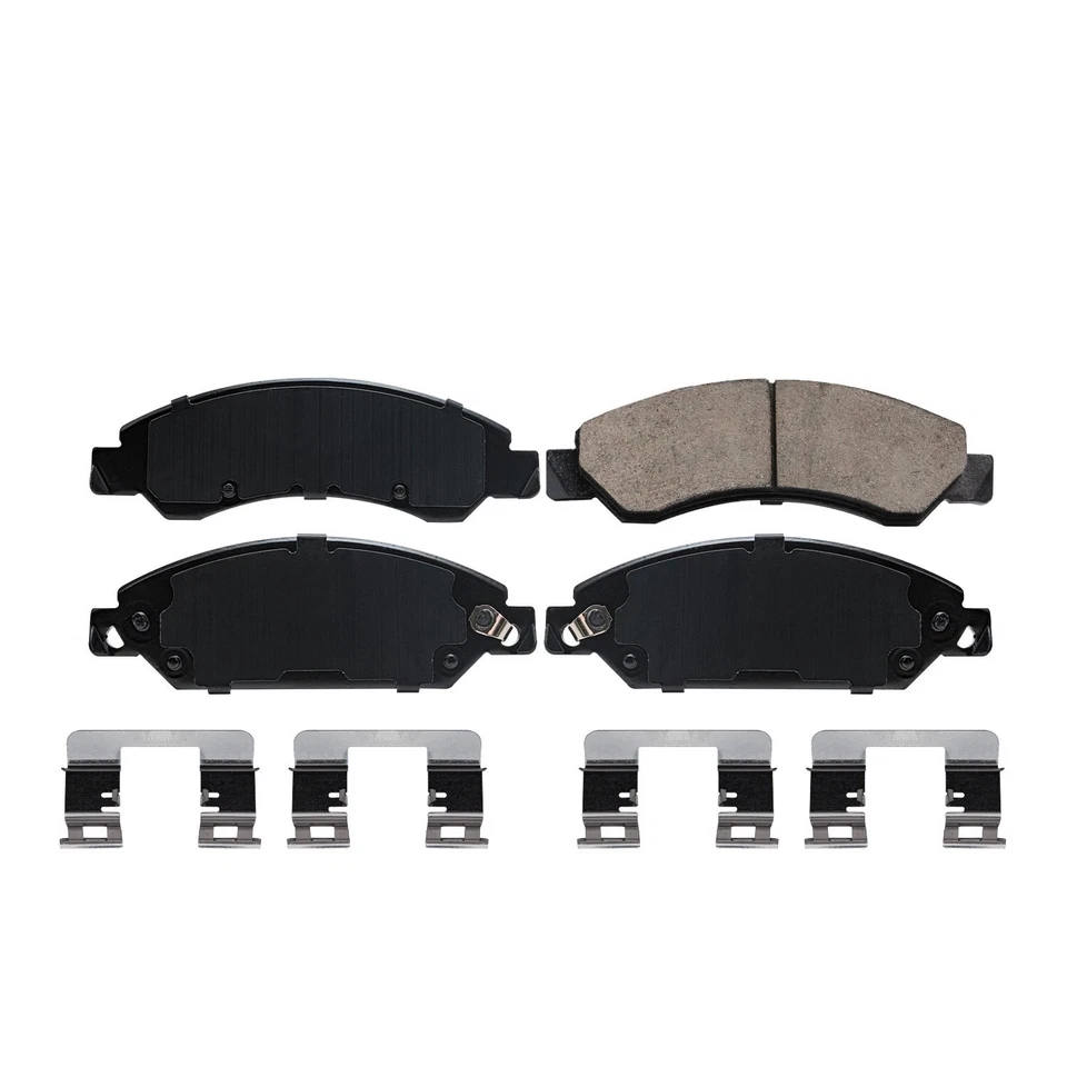 Front & Rear Ceramic Brake Pads for 2007-2014 Chevrolet Tahoe 4.8L 5.3L 6.2L - Image 4 of 4