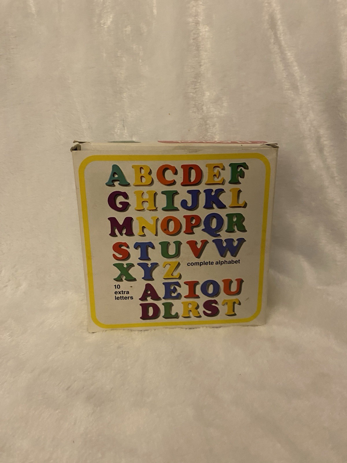 Lot Of 36 Magnetic alphabet Magnets Playskool 1980 New