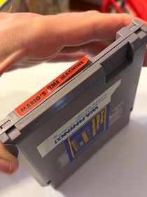 Mario's Time Machine Nintendo Authentic w/ Box NES See Pics!