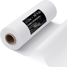 Light Weight 12"X 30 Yards Fusible Interfacing for Sewing,Iron-On Non-Woven Inte