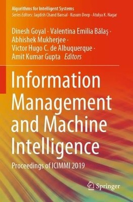Information Management and Machine Intelligence - 9789811549380