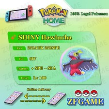 6IV SHINY Hawlucha EVS POKEMON HOME Champions Online delivery